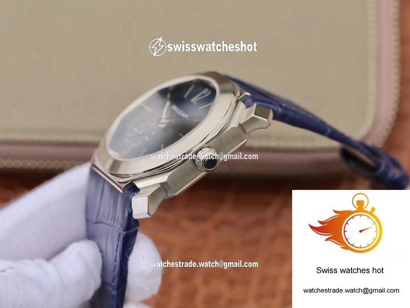 Bvlgari Octo Finissimo Extra Thin Automatic 103035 Blue Dial 6
