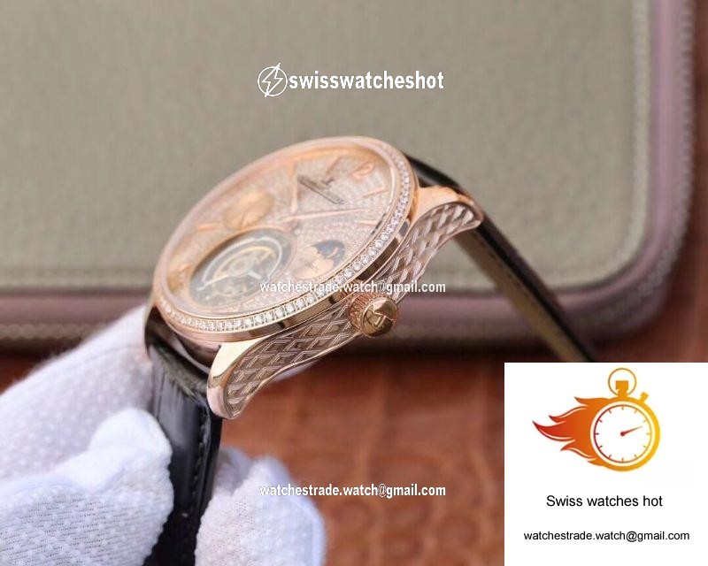 Jaeger-LeCoultre Master Complication Functions Tourbillon 18K Rose Gold Diamonds Dial 6