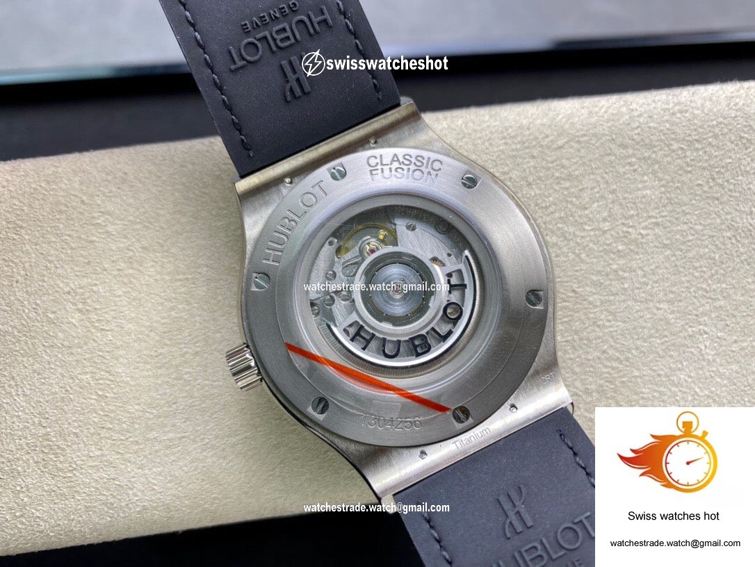 Hublot Classic Fusion 511.NX.1171.LR 42MM WWF Factory Black Strap 7