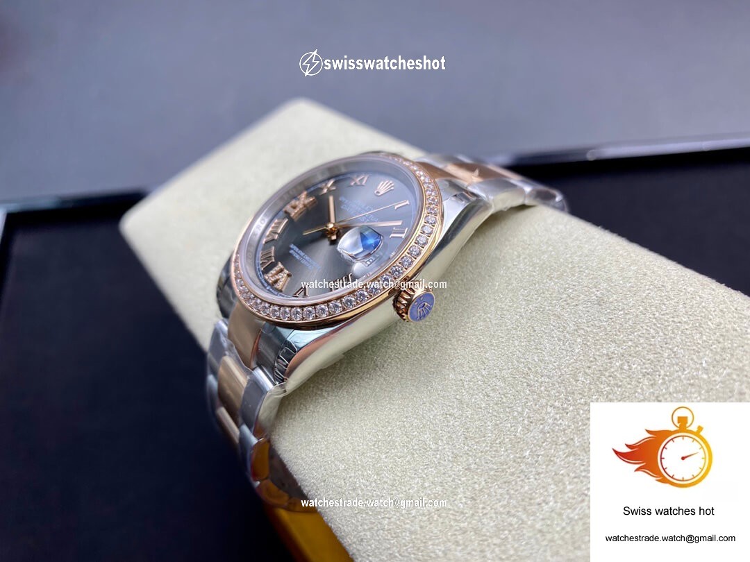 Rolex Datejust M126281RBR-0012 EW Factory Diamond-set Bezel 7