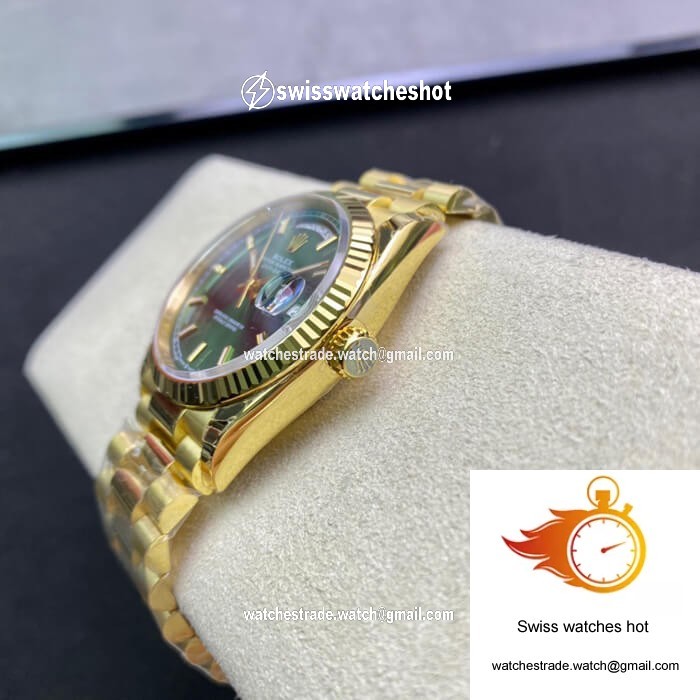 Rolex Day Date 118238 EW Factory Green Dial 7