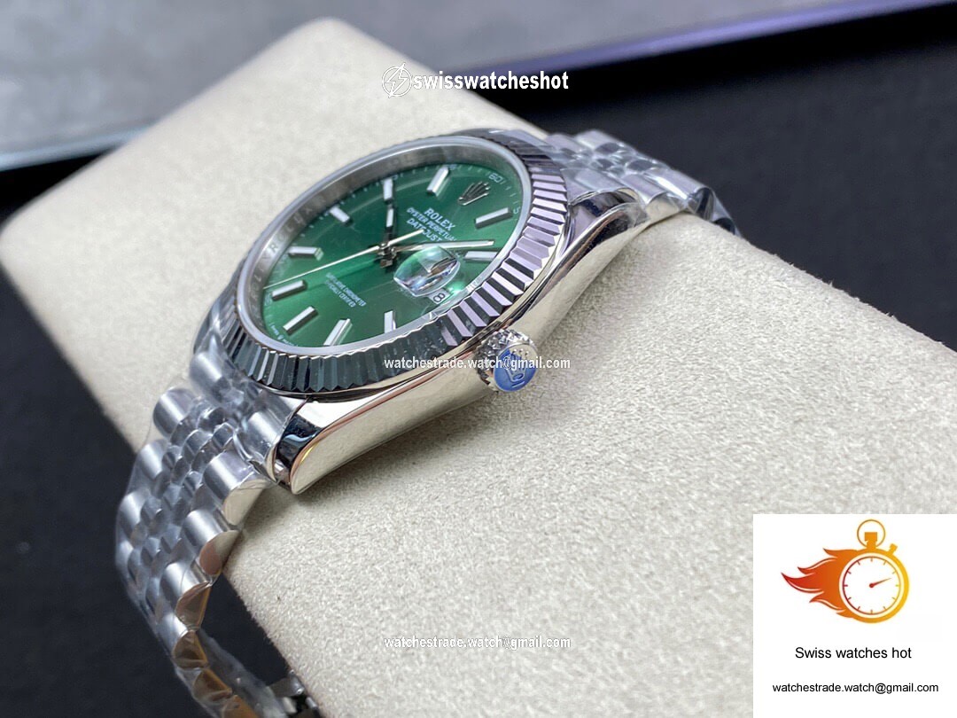 Rolex Datejust M126334-0028 EW Factory Green Dial 7