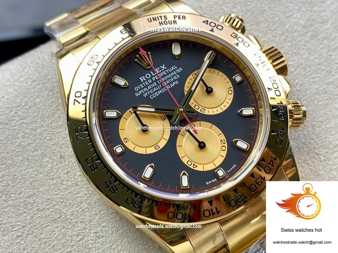 Rolex Daytona M116508-0009 BT Factory Yellow Gold 7