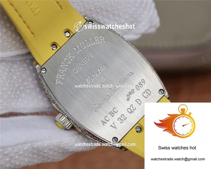 Franck Muller Vanguard Ladies ABF Factory Cowhide Strap 7