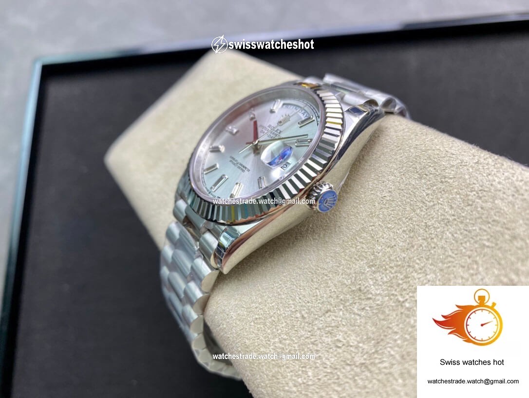 Rolex Day Date M228239-0003 EW Factory Silver Dial 7