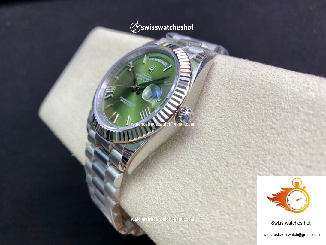 Rolex Day Date M228239-0033 EW Factory Olive Green Dial 7