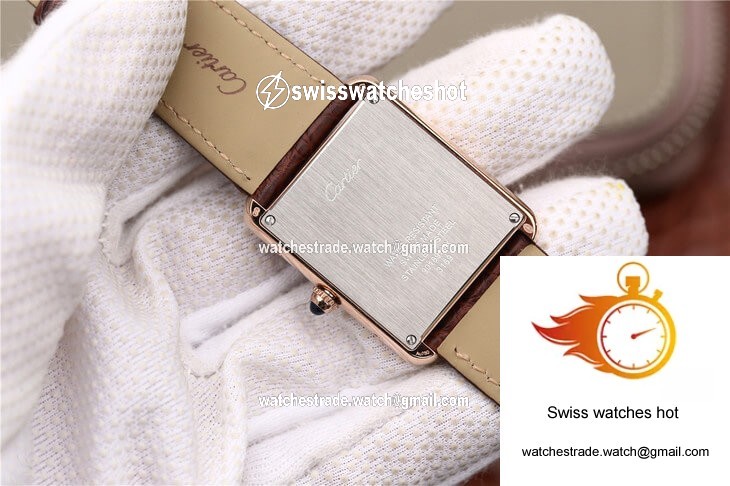 Cartier Tank W5200025 K11 Factory White Dial 7