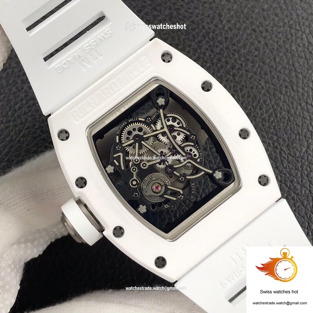 Richard Mille RM055 ZF Factory White Ceramic 7