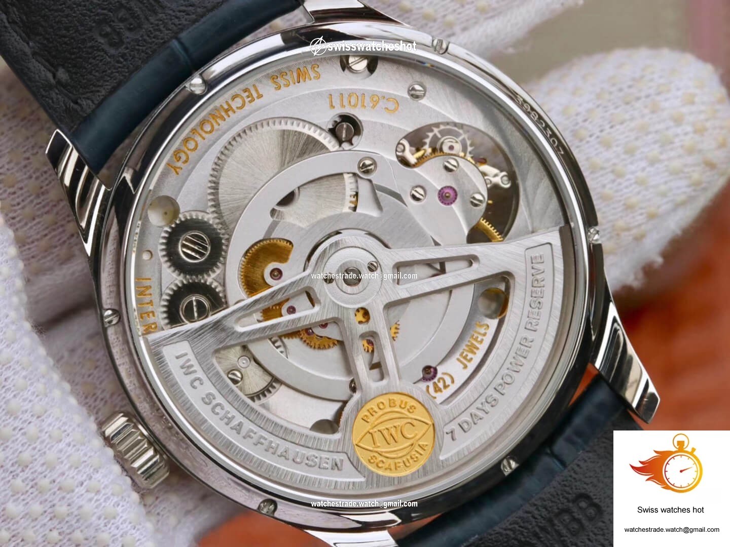 IWC Portuguese Tourbillon ZF Factory Stainless Steel White Dial 7