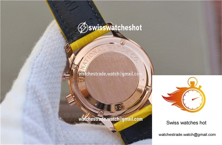 IWC Portuguese ZF Factory Yellow Cowhide Strap 7