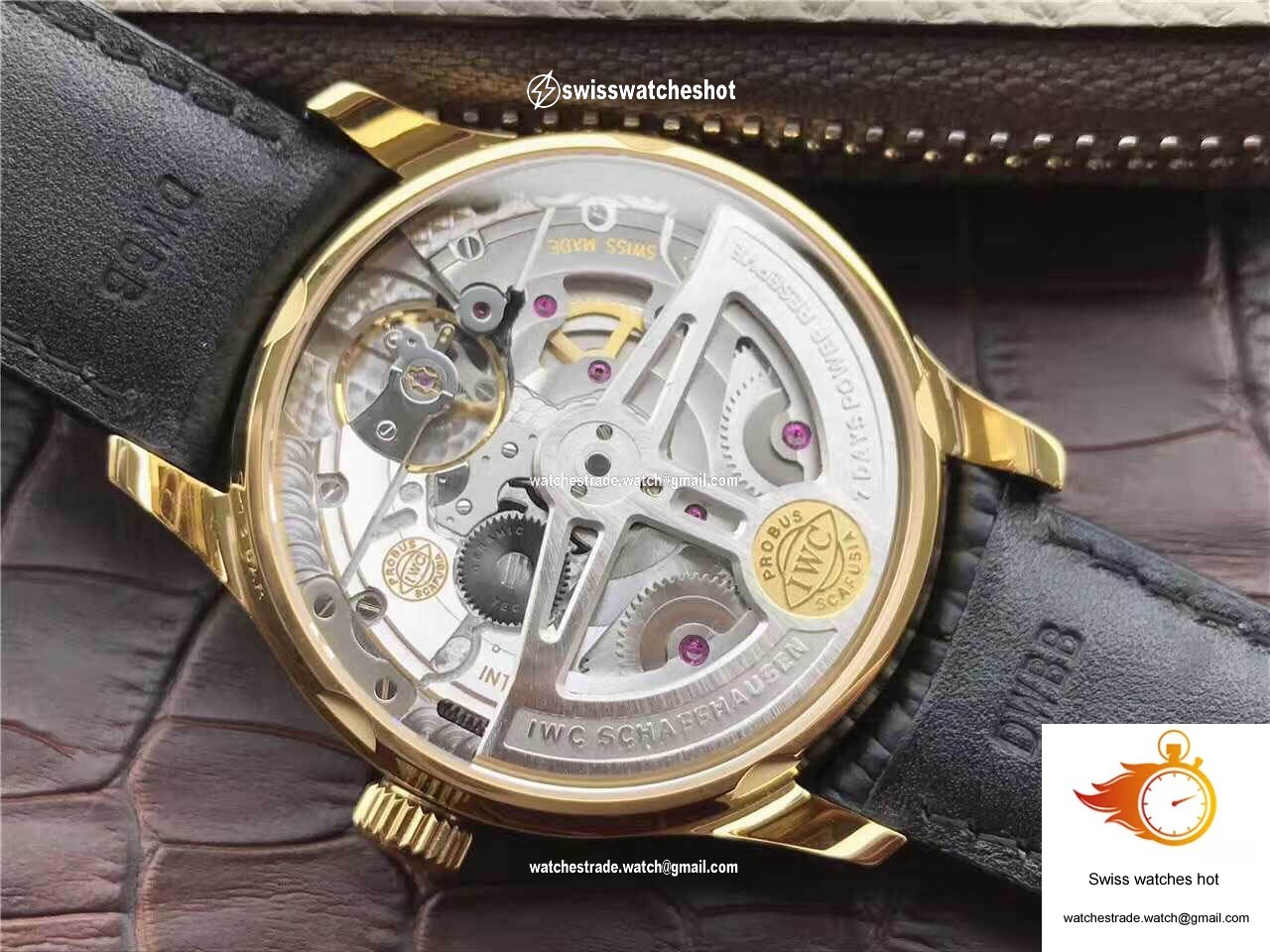 IWC Portugieser IW500101 ZF Factory Yellow Gold Case 7