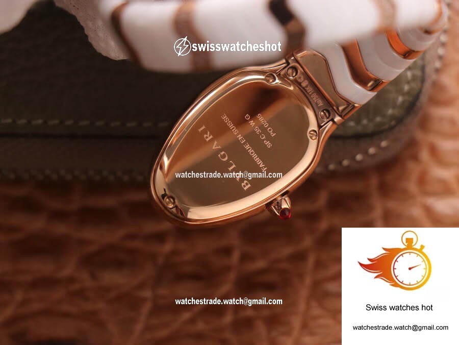 Bvlgari Serpenti 102202 BV Factory Rose Gold White Dial 7