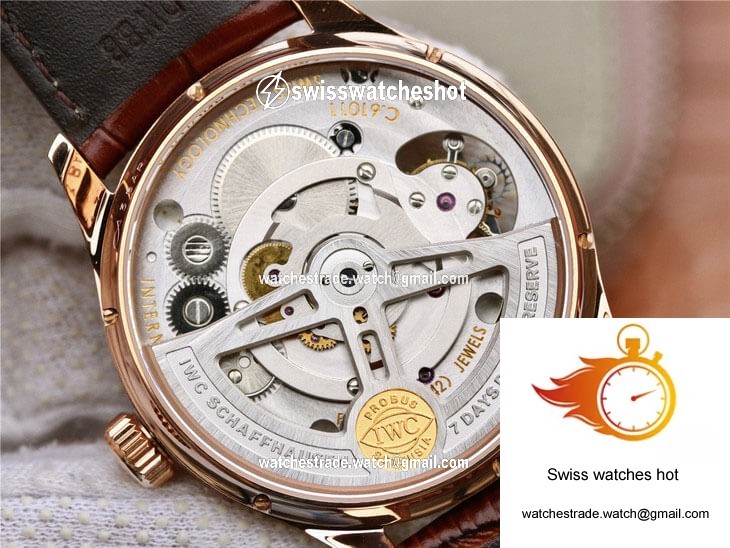 IWC Portuguese Tourbillon IW546302 ZF Factory Rose Gold 7