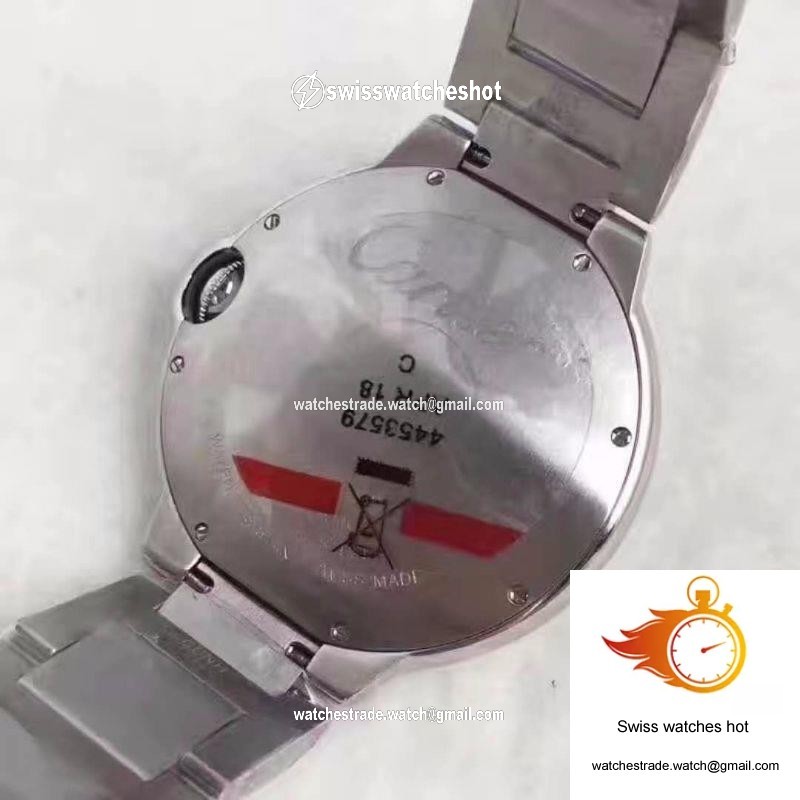 Cartier Ballon Bleu 42MM W6920042 V6 Factory Black Dial 7