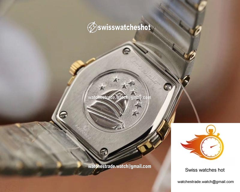 Omega Constellation Ladies 27mm TW Factory Gold Dial 7