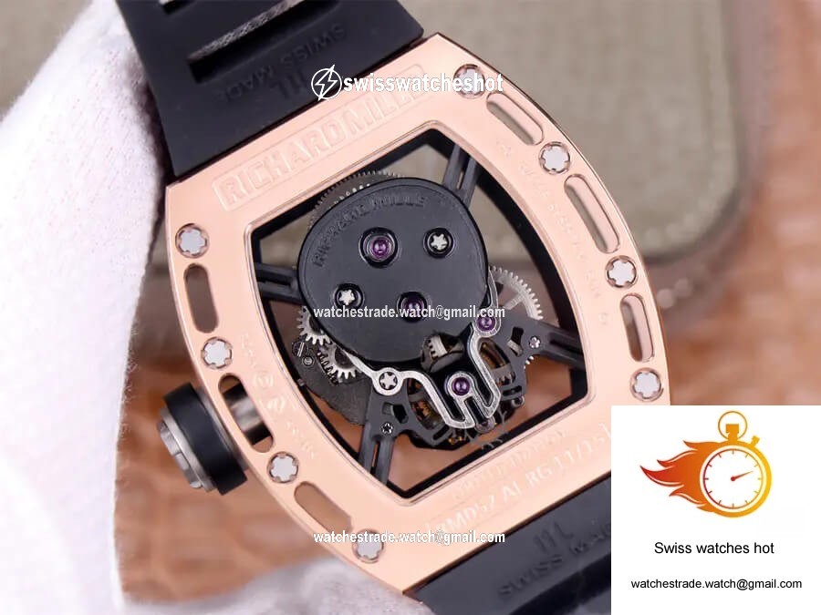 Richard Mille RM52-01 Tourbillon JB Factory Ceramic Skull Dial 7