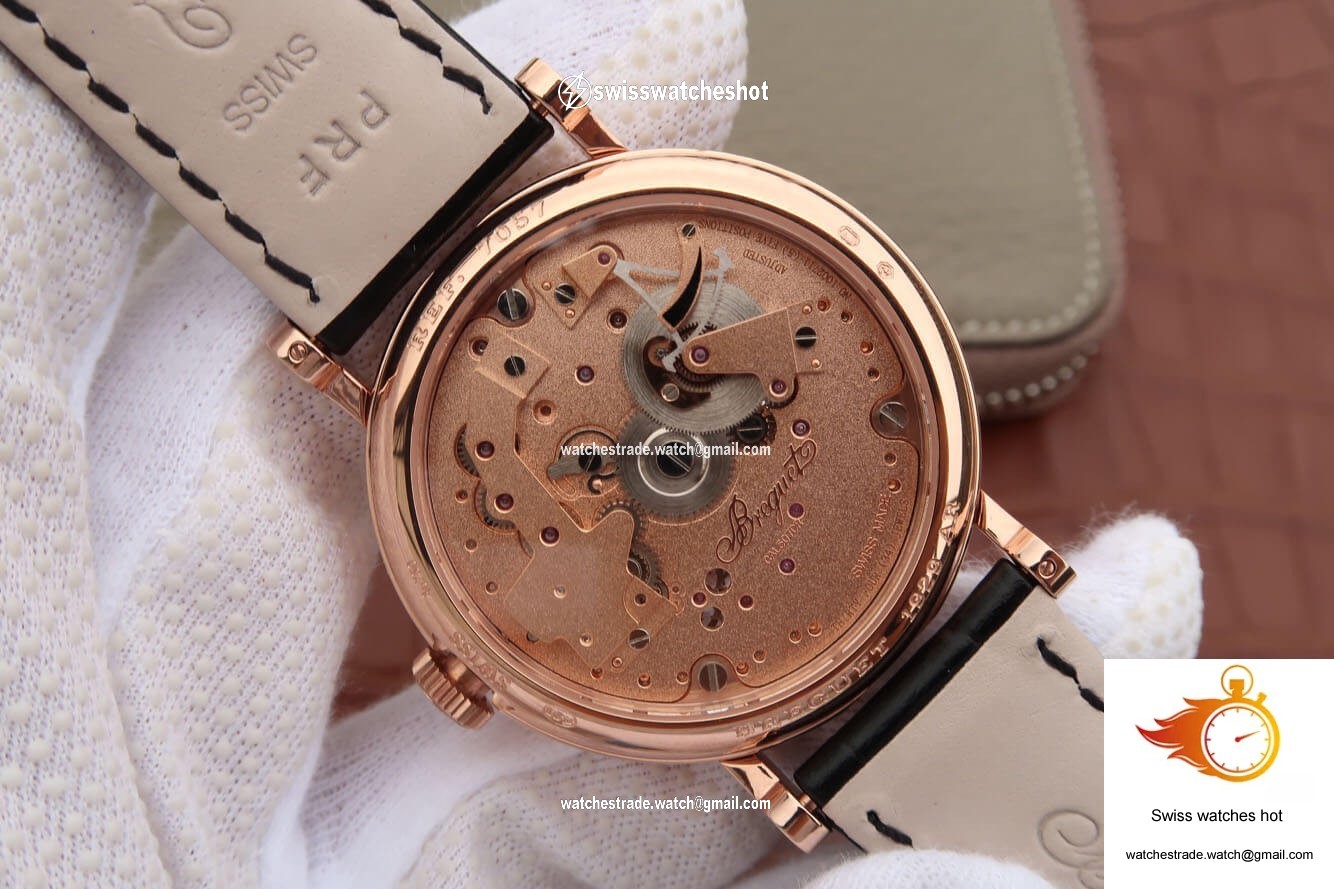 Breguet Tradition 7057BR/R9/9W6 Rose Gold Skeleton Dial 7