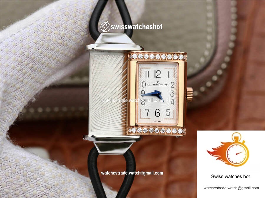 Jaeger-LeCoultre Reverso 3264520 MG Factory Diamond White Dial 7