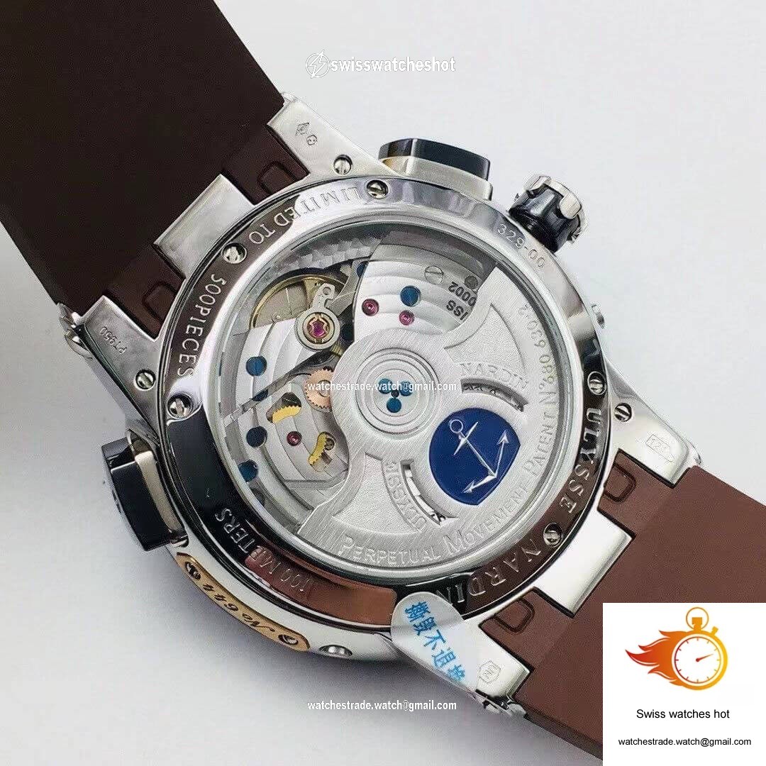 Ulysse Nardin El Toro 322-00 TW Factory Ceramics Brown Dial 7