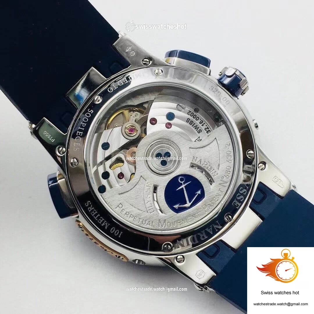 Ulysse Nardin El Toro 320-00/BQ TW Factory Ceramics Blue Dial 7