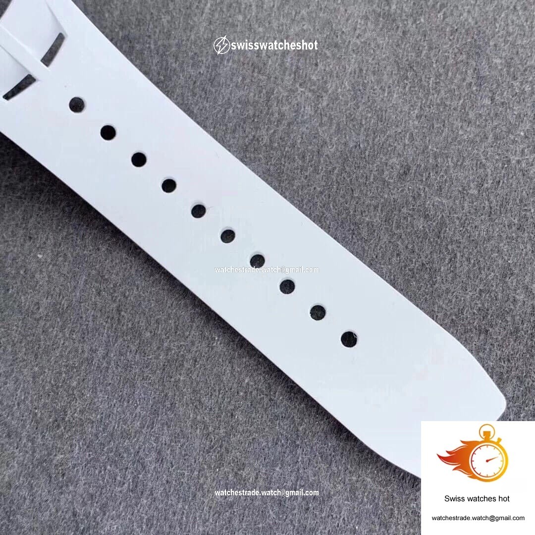 Richard Mille RM011-03 KV Factory Ceramic White Strap 7