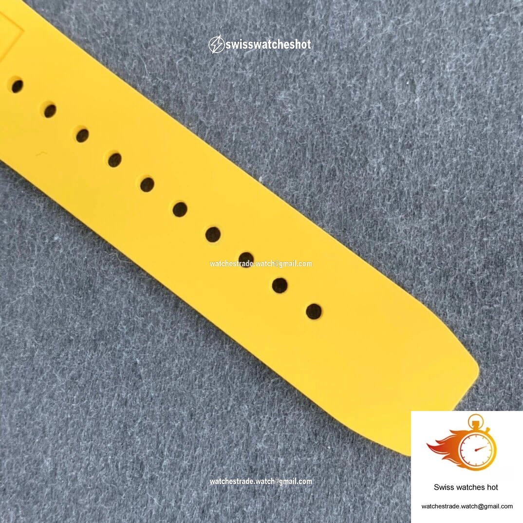 Richard Mille RM11 KV Factory Titanium Yellow Strap 7