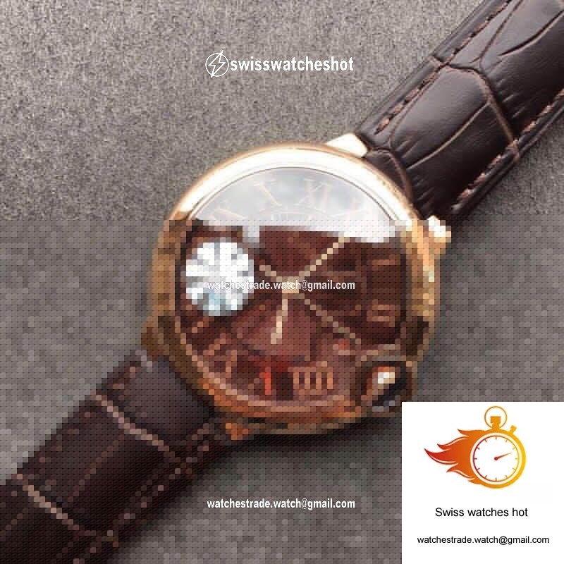 Ballon Bleu De Cartier W6920037 V6 Factory Chocolate Color Dial 7