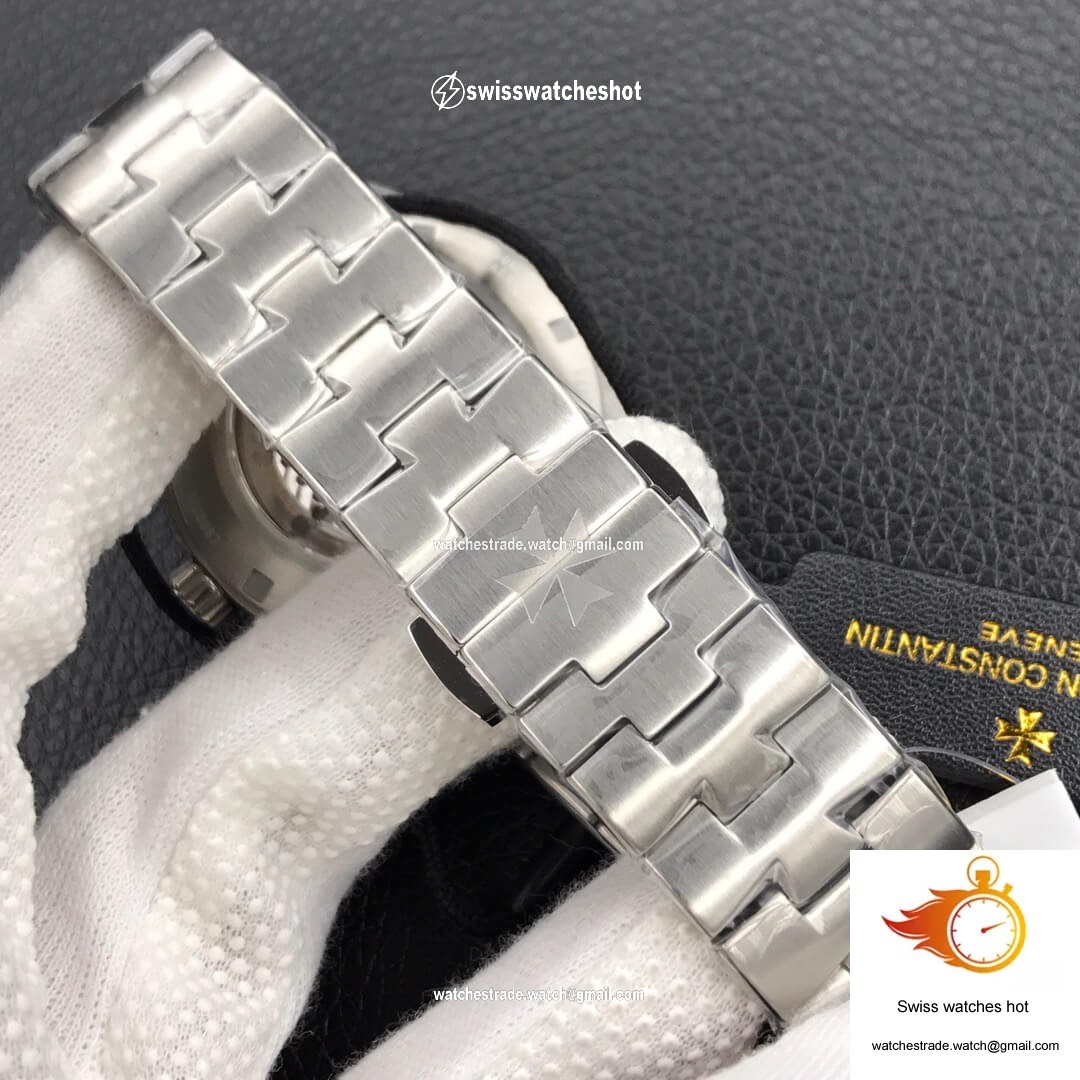 Vacheron Constantin Overseas 7700V/110A-B129 World Time 8F Factory Silver Gray Dial 7
