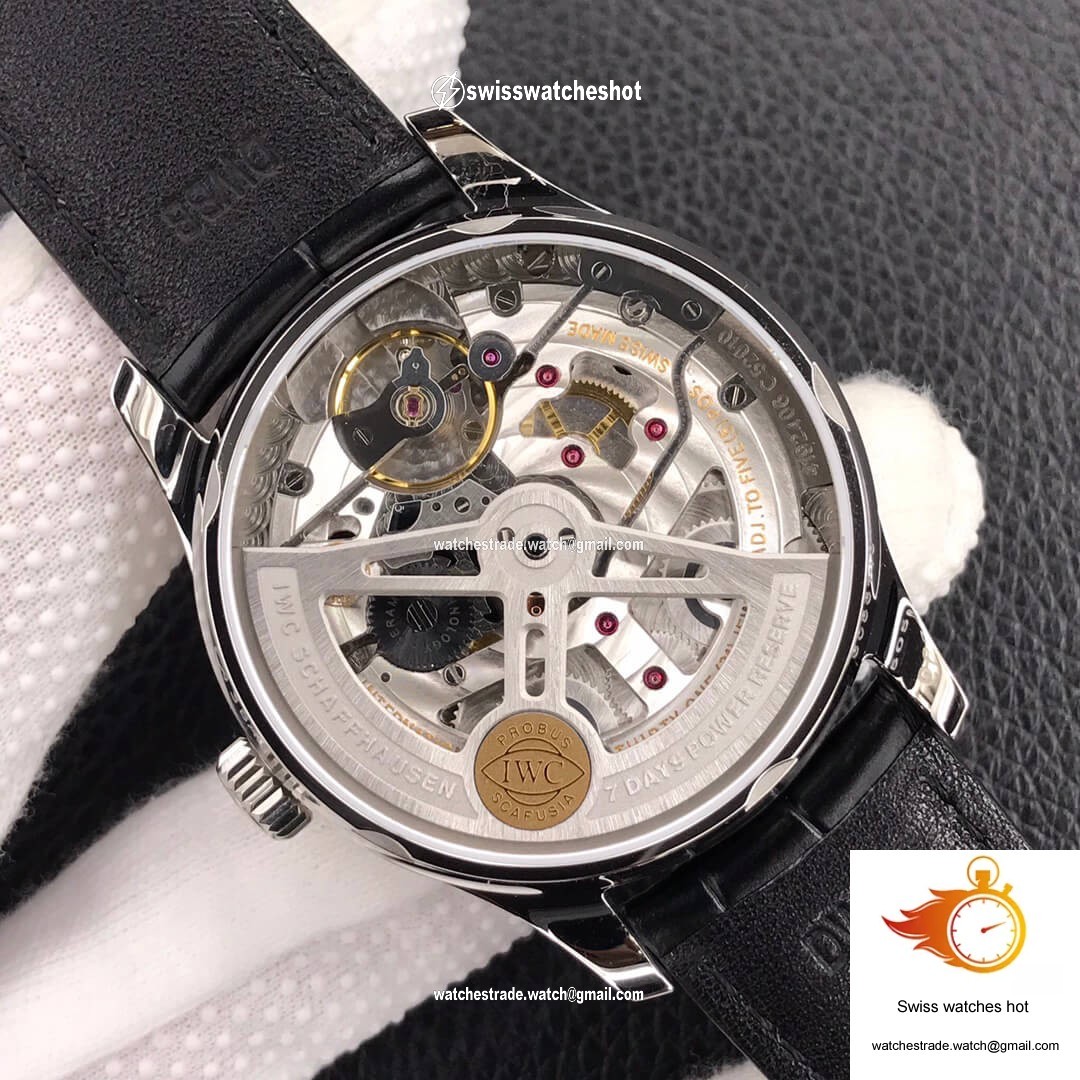 IWC Portugieser IW500714 ZF Factory Burgundy Red Dial 7