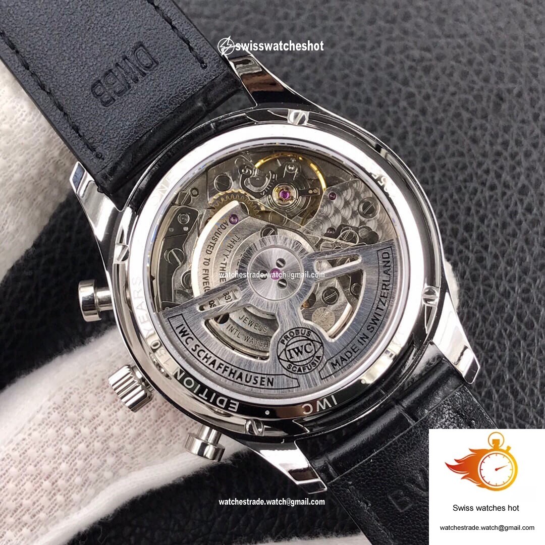 IWC Portugieser Chronograph IW371616 ZF Factory Burgundy Red Dial 7