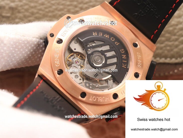 Hublot King Power Ferrari F1 V6 Factory Black Dial Rose Gold 7