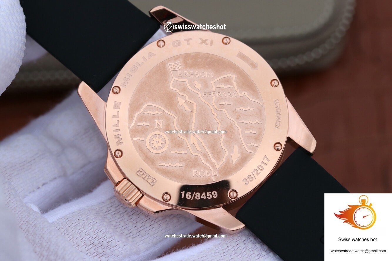 Chopard Classic Racing Mille Miglia 161272-5001 V6 Factory White Dial Rose Gold 7