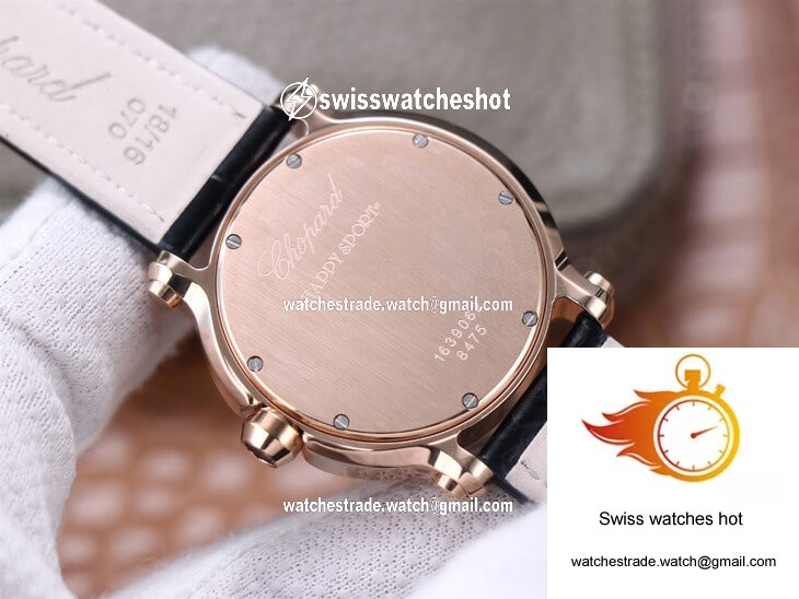 Chopard Happy Sport 278492 YF Factory White Dial Rose Gold 7