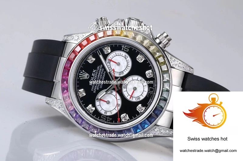 Rolex Daytona 116599RBOW BL Factory Black Dial 7
