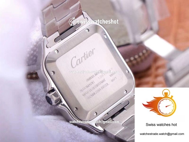 Cartier Santos de Large WSSA0037 V6 Factory Gray Dial 7