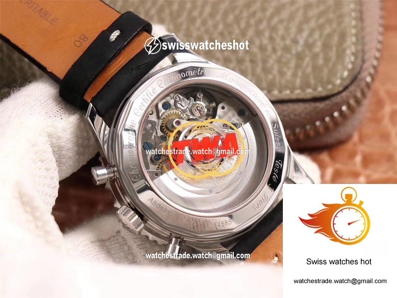 Breitling Navitimer 1 B01 Chronograph 43 TWA Edition AB01219A1G1X1 V9 Factory Silver Dial 7