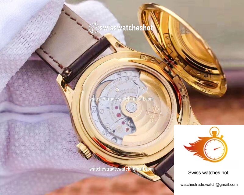 ZF Factory Patek Philippe Calatrava Yellow Gold 5227J-001 Flip Back Version 7