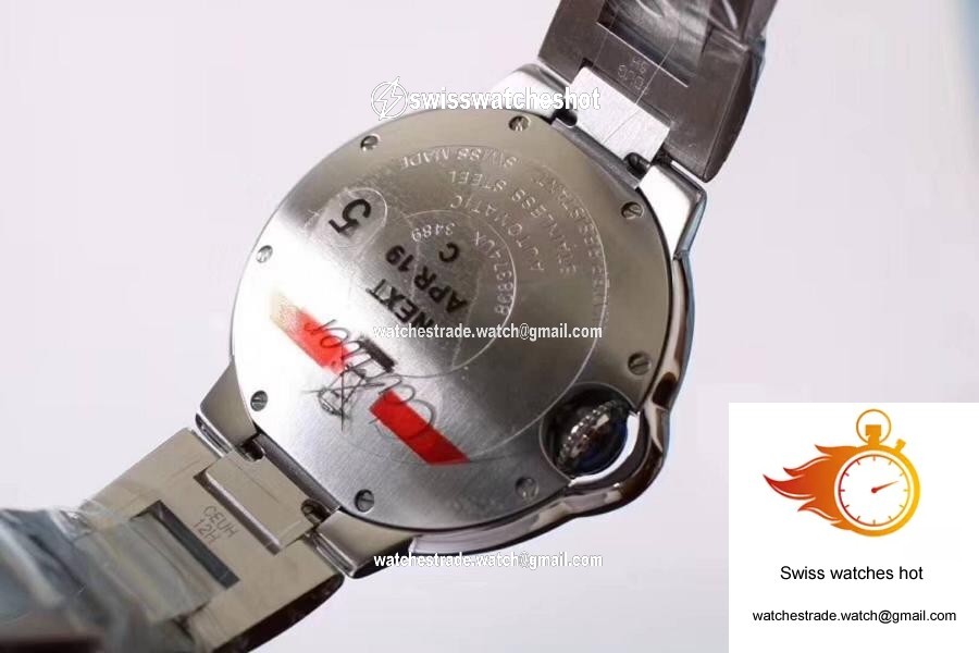 Ballon Bleu De Cartier WE9020 33mm V6 Factory White Dial 7