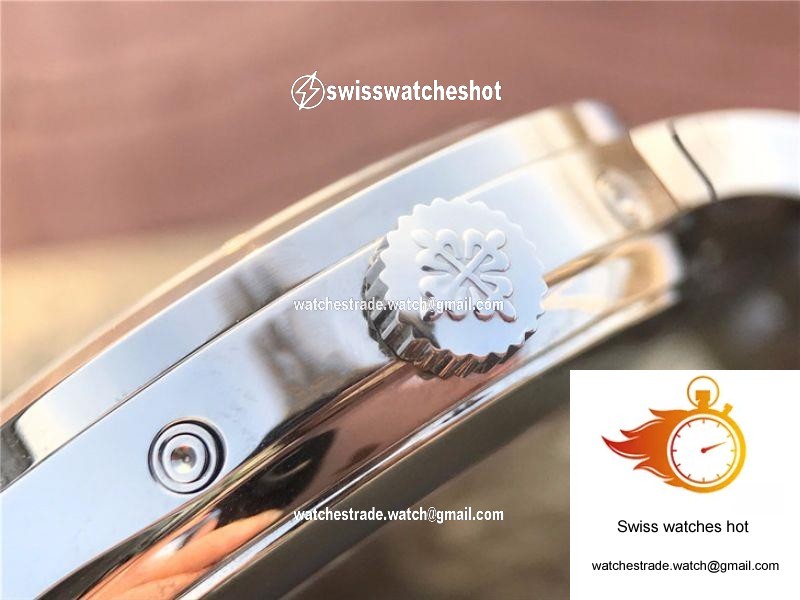 Patek Philippe Complications Annual Calendar 5396G KM Factory Steel Strap White Dial 7