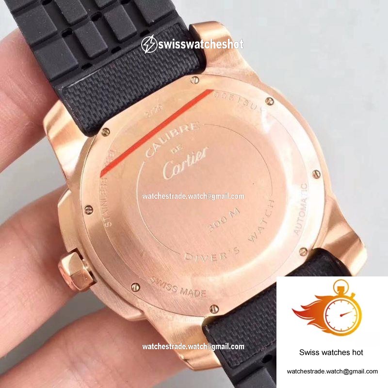 Calibre De Cartier Diver W7100052 42MM JF Factory Black Dial 7