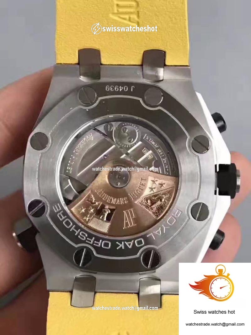 Audemars Piguet Royal Oak Offshore Diver Chronograph 26703ST.OO.A051CA.01 JF Factory Yellow Dial 7
