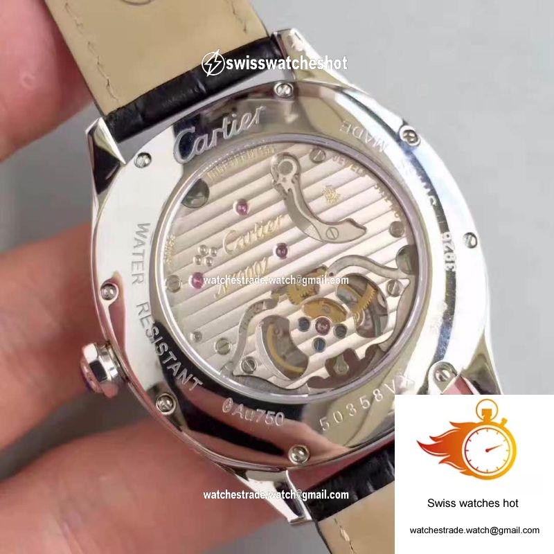 Drive De Cartier W4100013 Tourbillon White Textured Dial 7