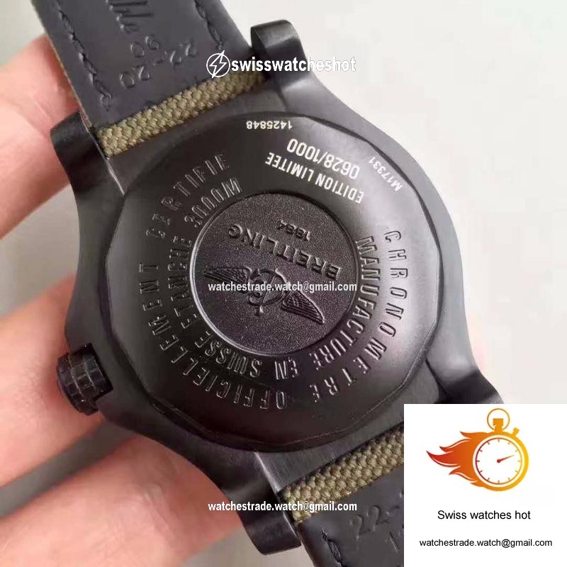 Breitling Avenger II Seawolf Boelcke M173316Y/BE72 GF Factory Black Dial 7