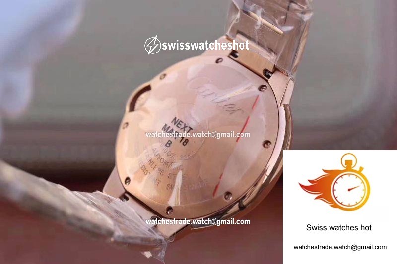 Ballon Bleu De Cartier Ladies 33 WE902062 V9 Factory White Textured Dial 7