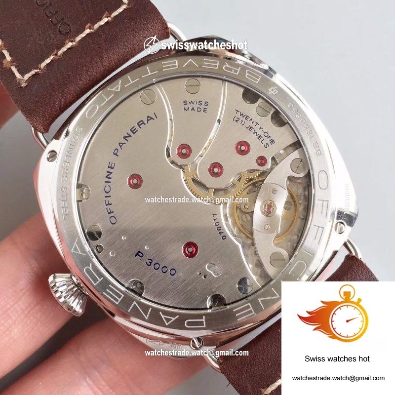 Panerai Radiomir 3 Days Acciaio Brevettato PAM687 ZF Factory Brown Dial 7