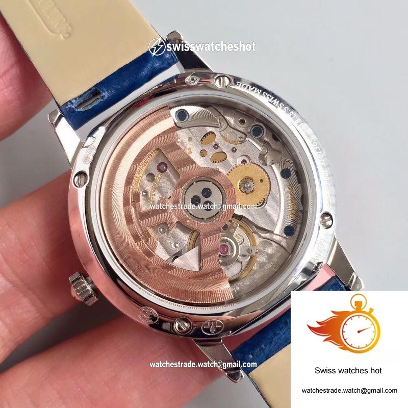 Jaeger-LeCoultre Rendez-Vous 3448420 Blue Leather Strap White Dial 7