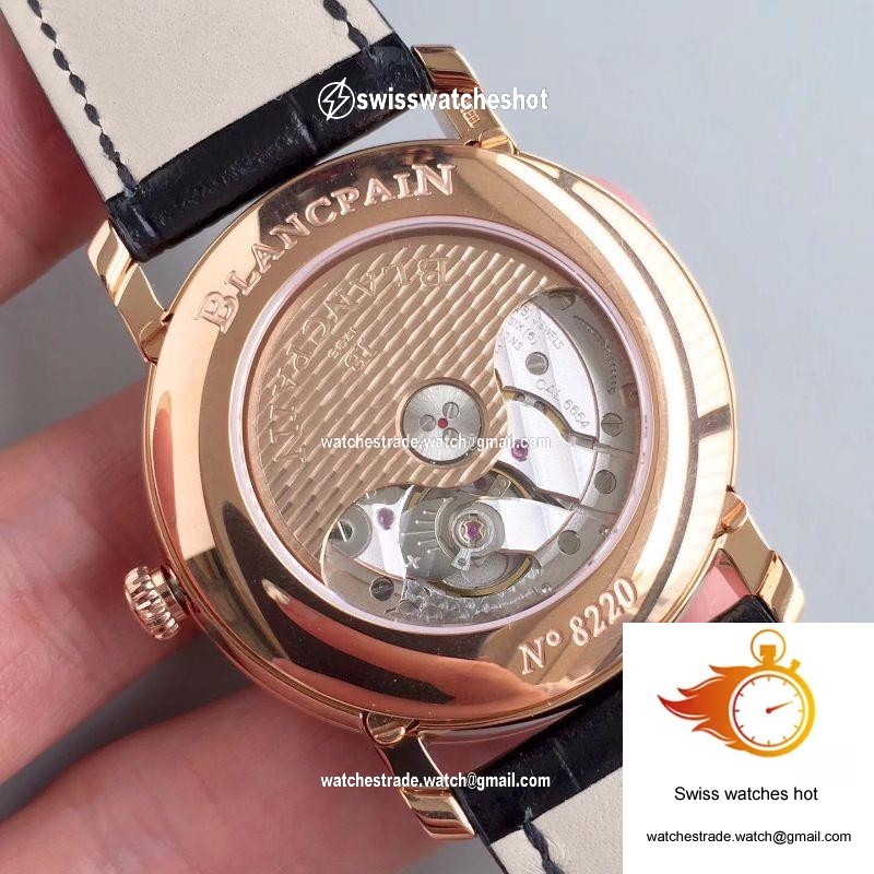 Blancpain Villeret 6654-3642-55B OM Factory White Dial 7