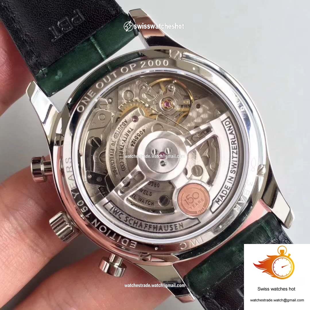 IWC Portugieser Chronograph Edition 150 Years IW371601 Green Dial YL Factory 7