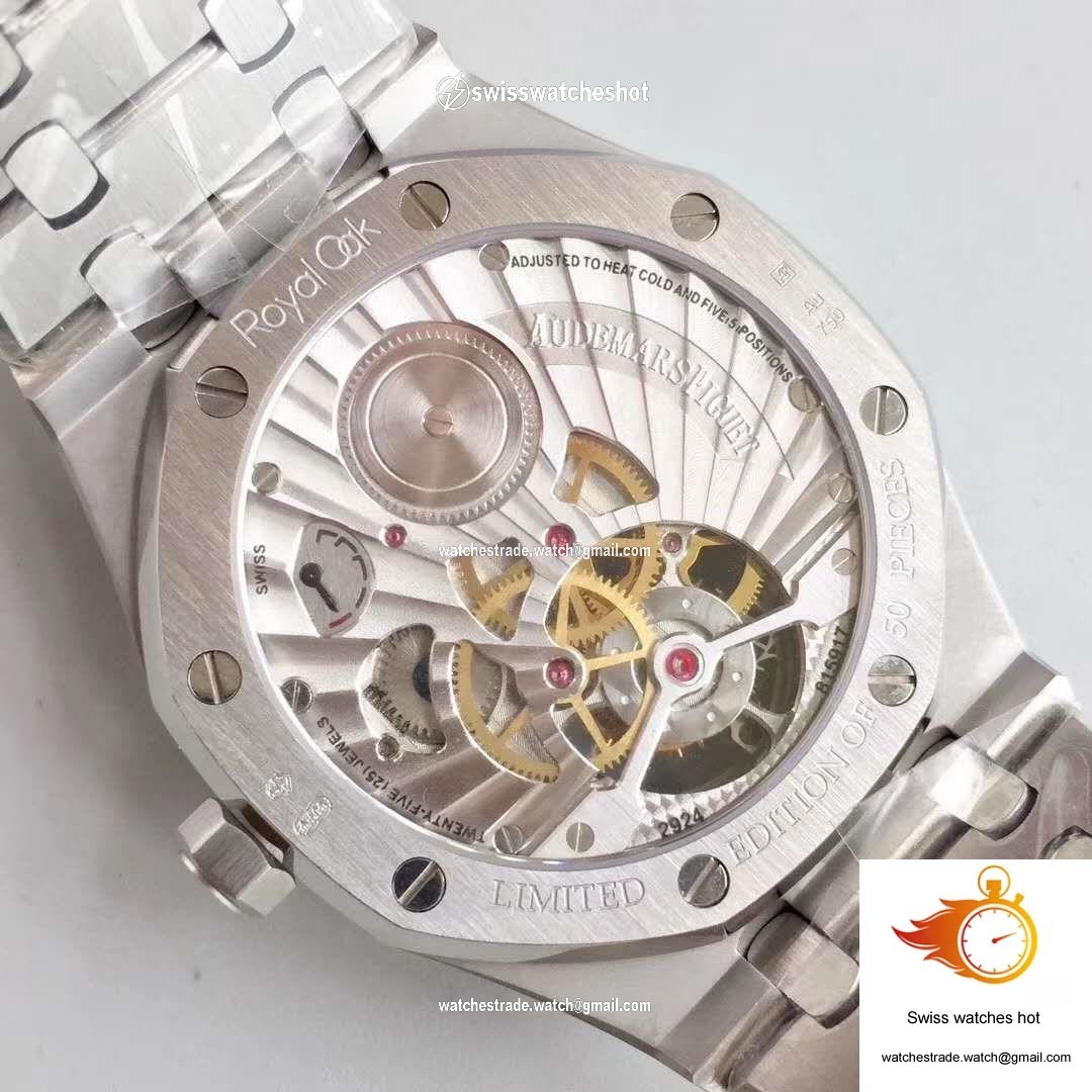 Audemars Piguet Royal Oak Tourbillon Extra Thin 26522 White Dial R8 Factory 7