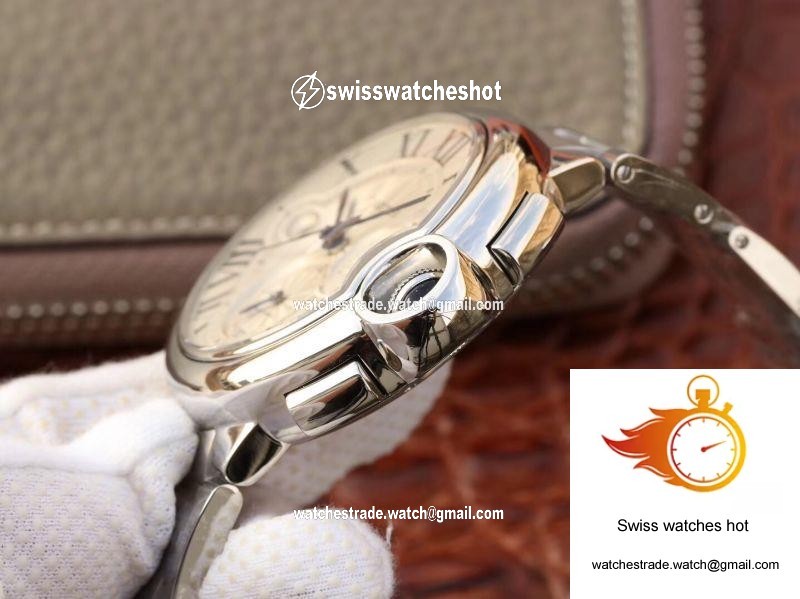 Cartier Ballon Bleu Chronograph W6920076 ZF Factory Silver Dial 7